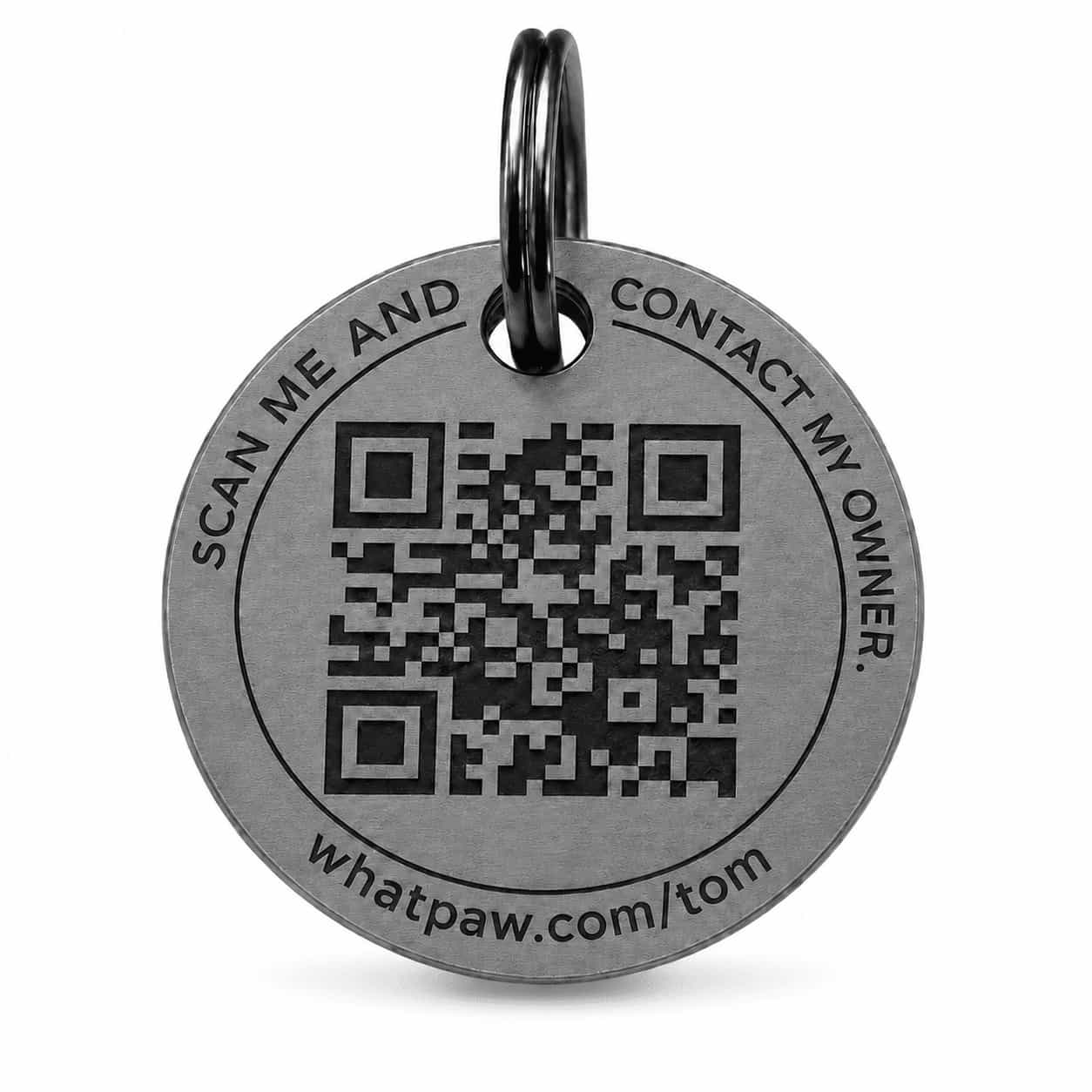 Personalized titanium dog tag engraving