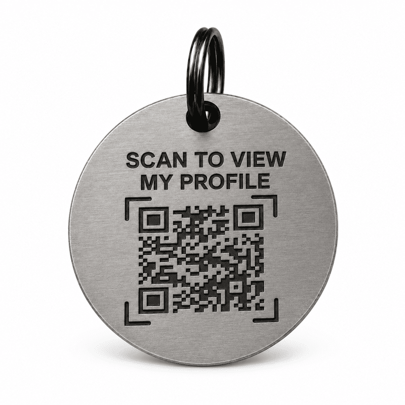 Pre-Engraved Ti-6Al-4V Grade 5 Titanium Pet ID Tag for Dogs and Cats detail