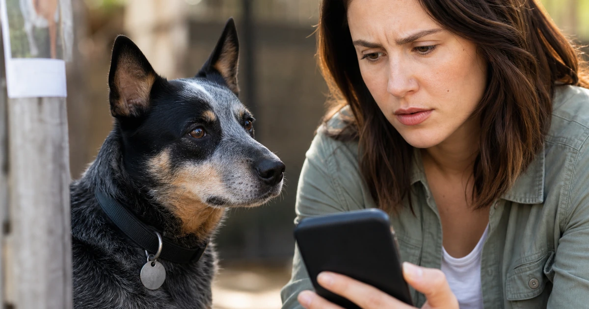 Illustration for “How to Avoid Lost Pet Scams”